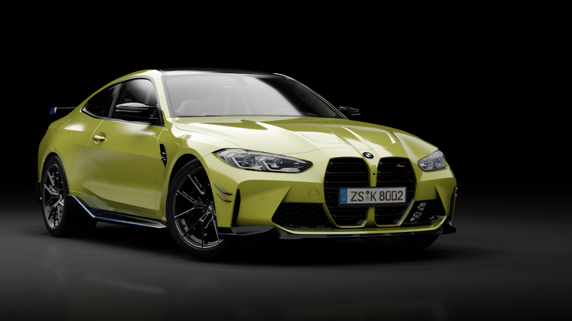 BMW M4 Competition G82 Coupe M-Performance, skin Soa Paulo Yellow