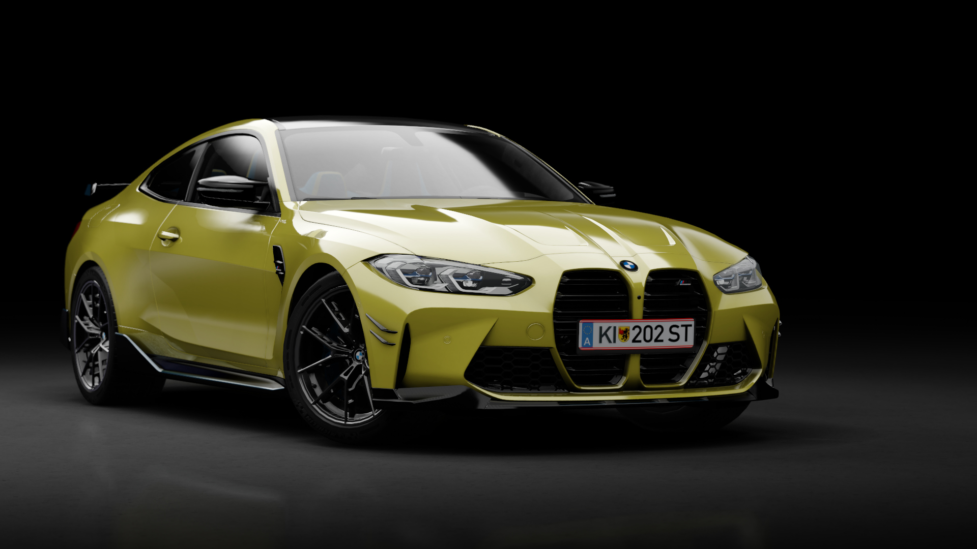 BMW M4 Competition G82 Coupe M-Performance, skin austin_yellow_metallic