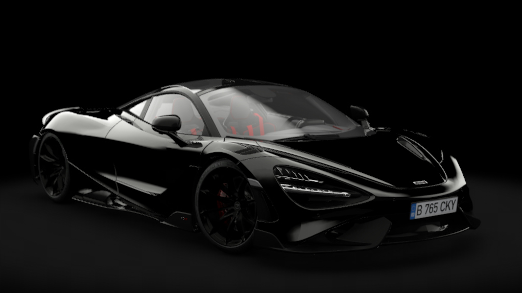 McLaren 765LT 2023, skin Abyss Black