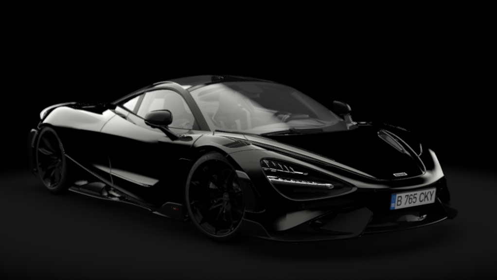 McLaren 765LT 2023, skin Borealis Black