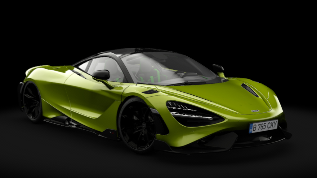 McLaren 765LT 2023, skin Flux Green