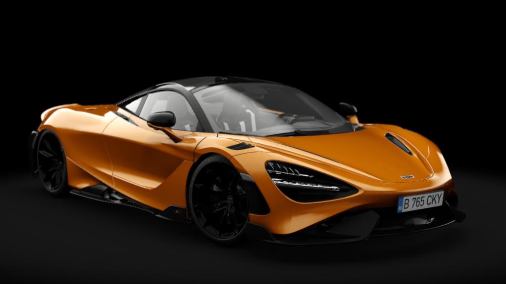 McLaren 765LT 2023, skin Helios Orange