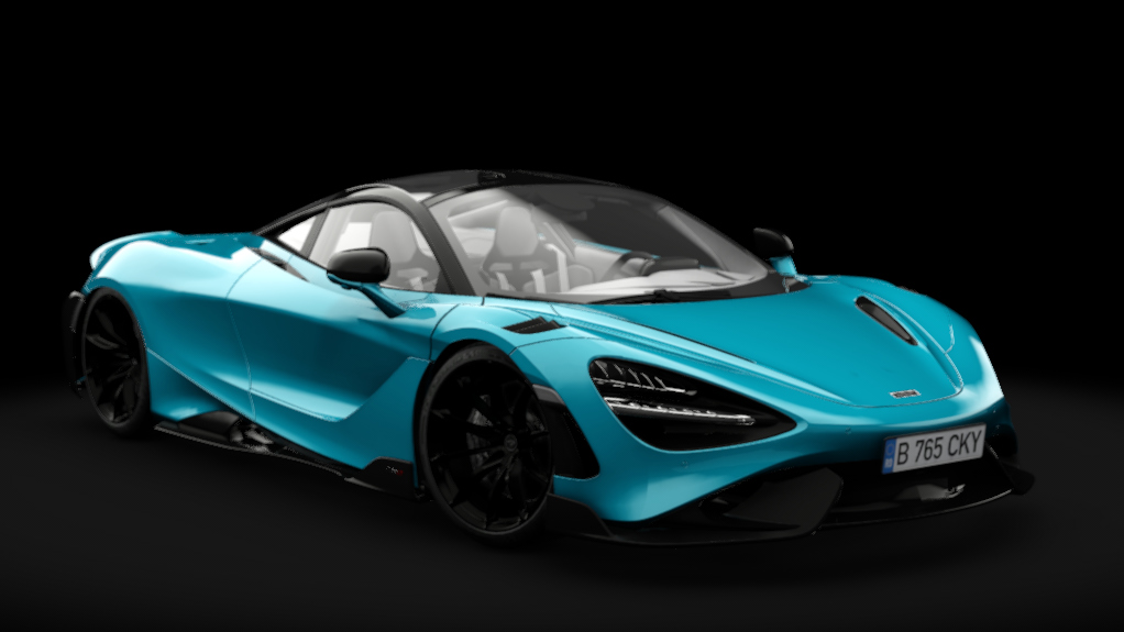 McLaren 765LT 2023, skin Lundus Blue