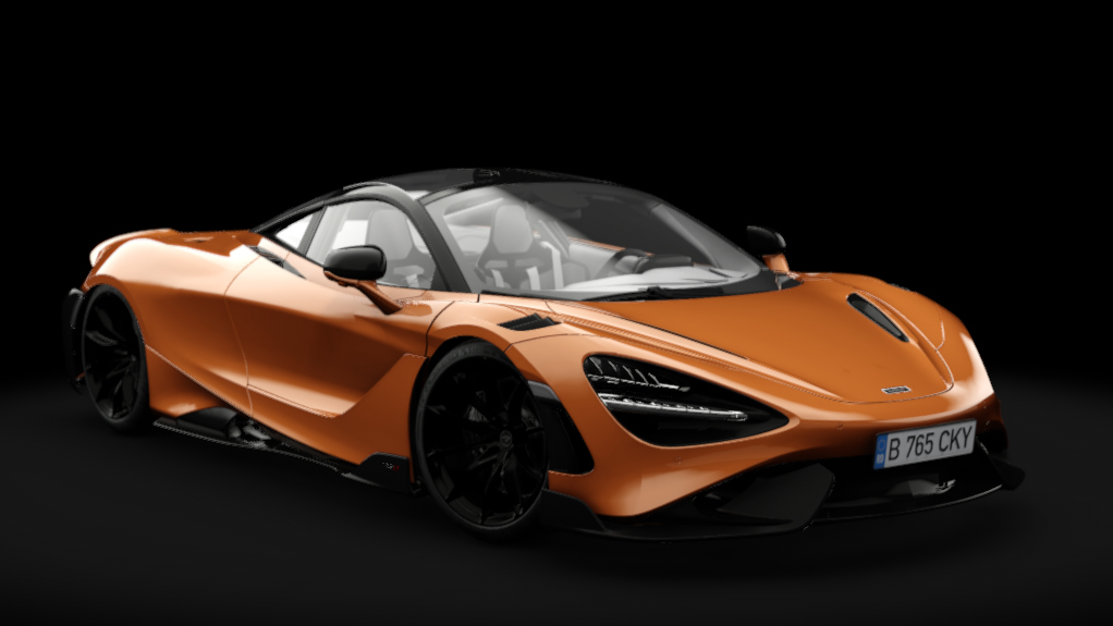 McLaren 765LT 2023, skin Myan Orange