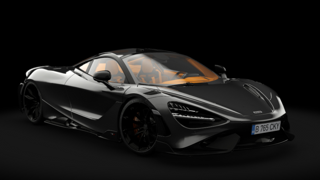 McLaren 765LT 2023, skin Onyx Black