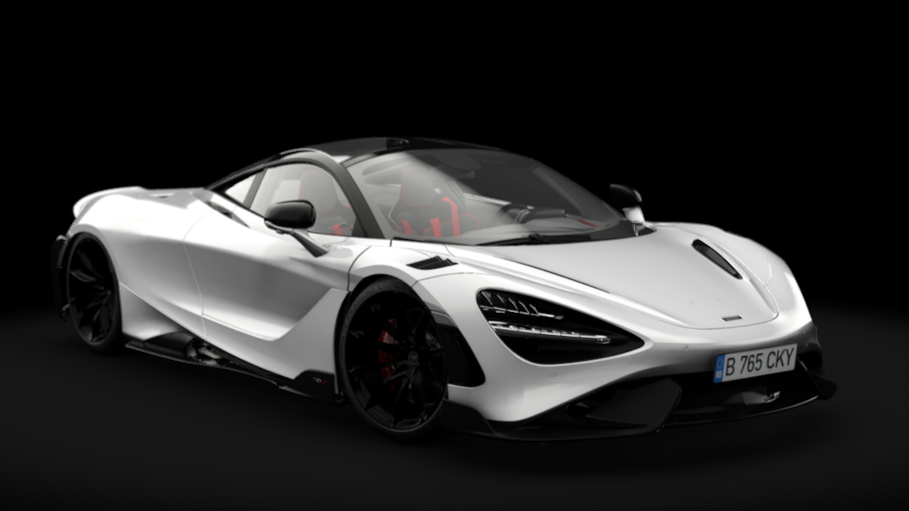 McLaren 765LT 2023, skin Silica White