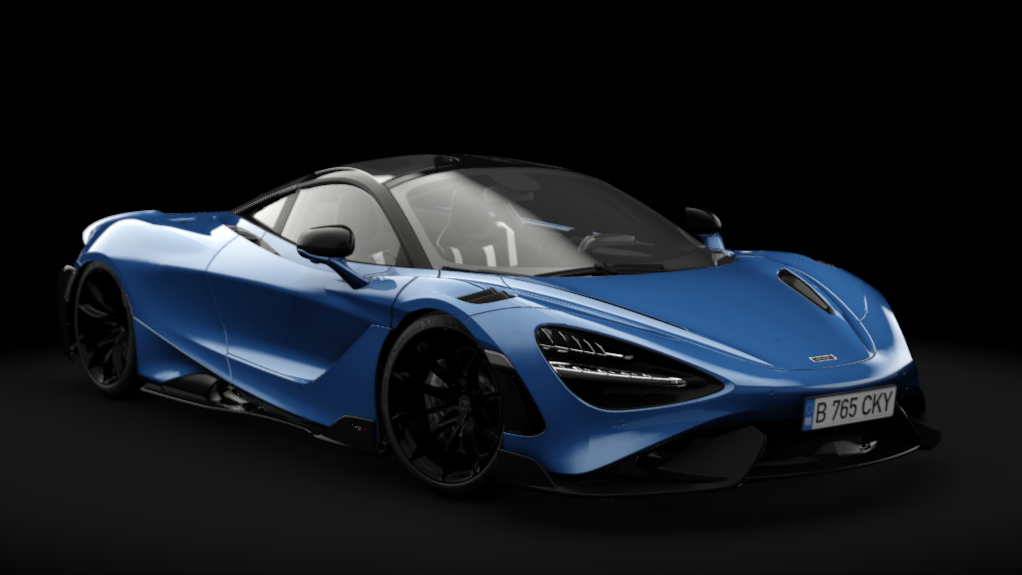 McLaren 765LT 2023, skin Vega Blue