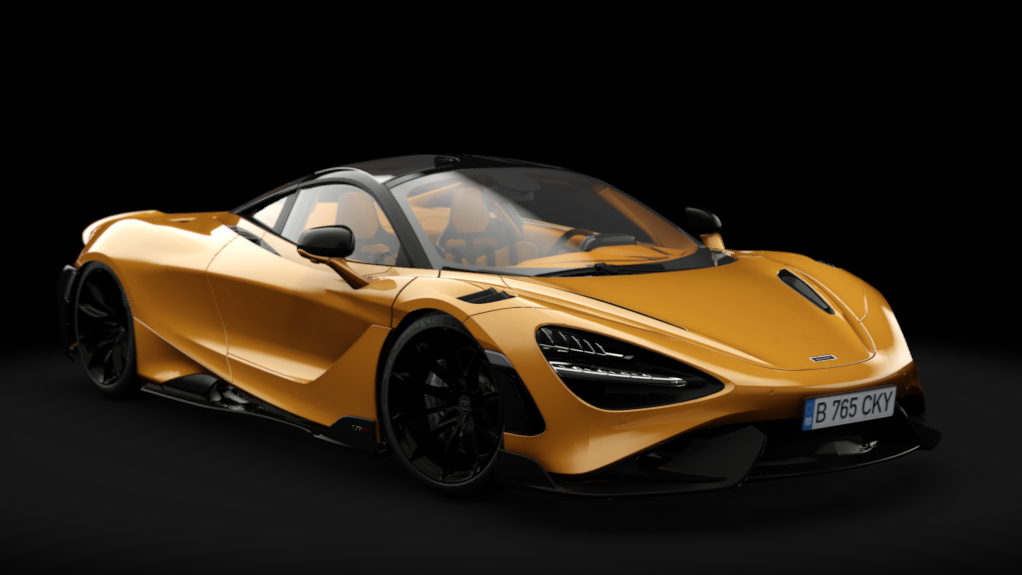 McLaren 765LT 2023, skin Ventura Orange