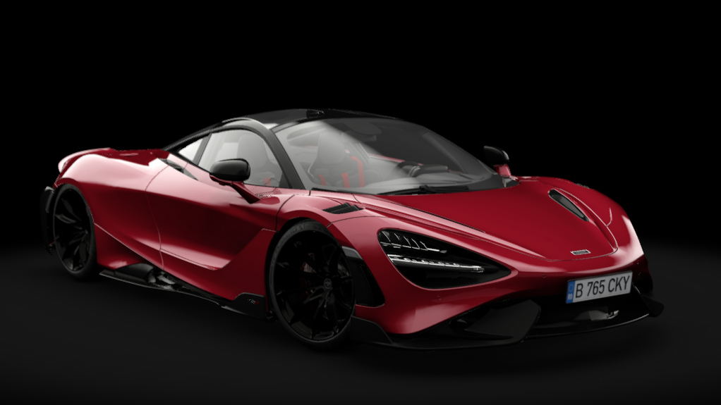 McLaren 765LT 2023, skin Vermillion Red