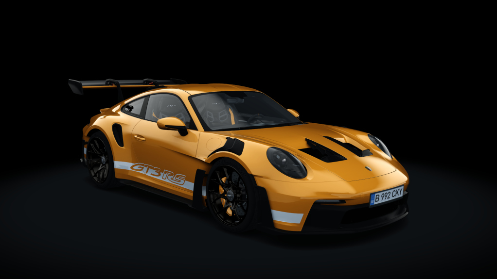 Porsche 992 GT3 RS 2023, skin Orange
