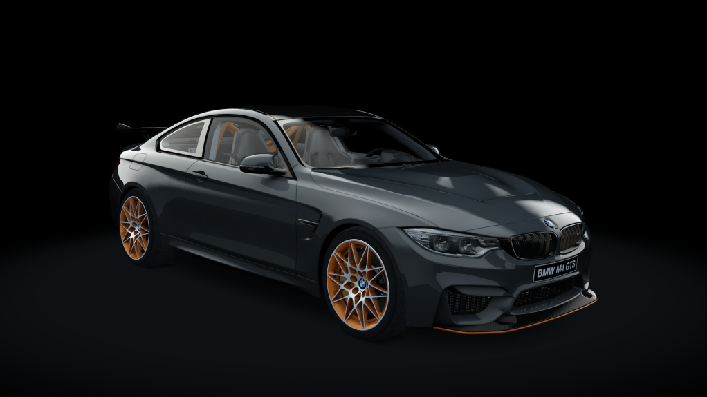 BMW M4 GTS, skin mineral_grey_metallic