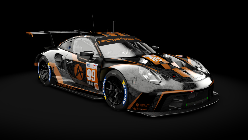 Porsche 911 RSR 2021 Sprint, skin 2022_LM_Absolute_Racing_99