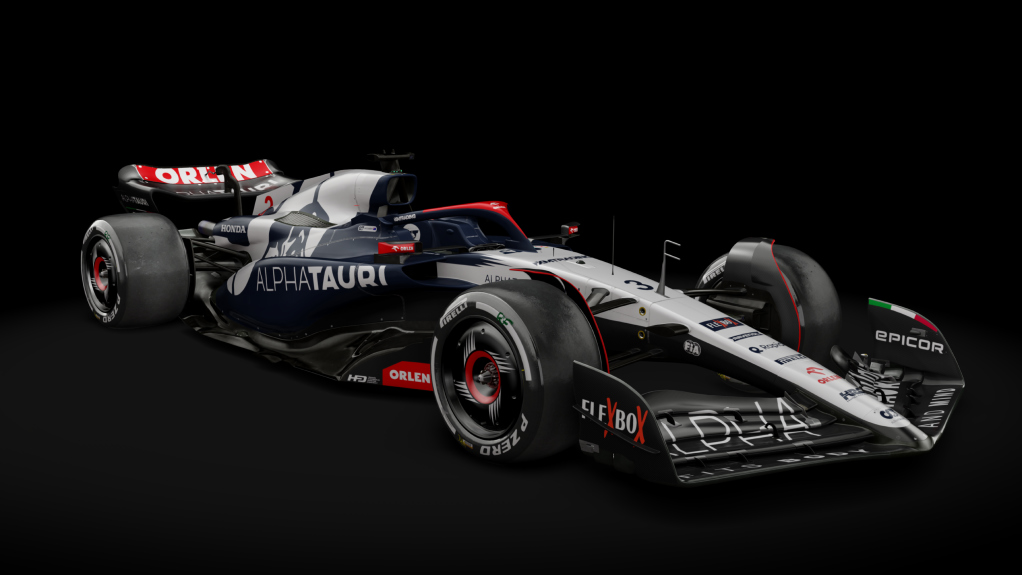 VRC Formula Alpha 2023 (CSP), skin AT04_3_Ricciardo